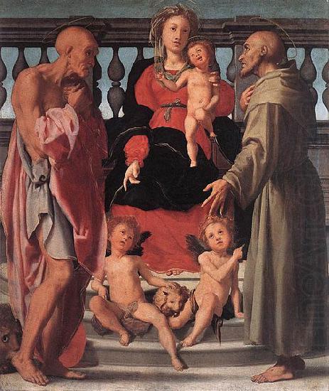 Jacopo Pontormo Madonna and Child with Two Saints china oil painting image